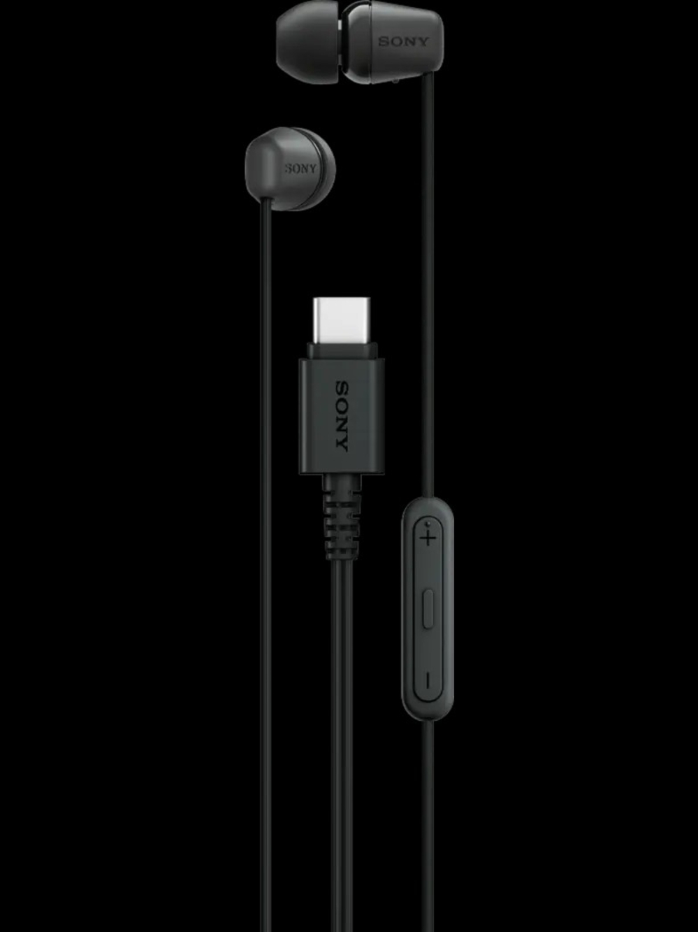 Sony IER-EX15C Black USB-C Wired In-Ear Earbuds